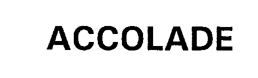 Trademark Logo ACCOLADE