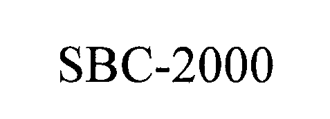 Trademark Logo SBC-2000