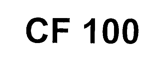 Trademark Logo CF 100