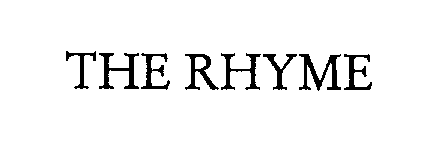  THE RHYME