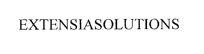 Trademark Logo EXTENSIASOLUTIONS