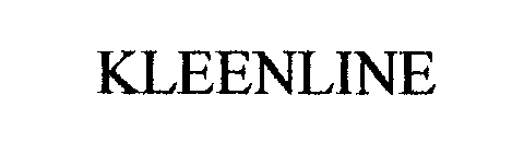 Trademark Logo KLEENLINE