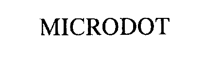 Trademark Logo MICRODOT