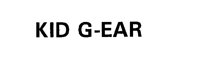 Trademark Logo KID G-EAR