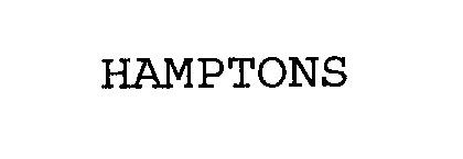 Trademark Logo HAMPTONS