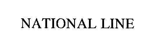 Trademark Logo NATIONAL LINE