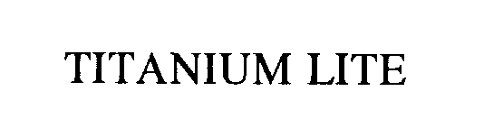 Trademark Logo TITANIUM LITE