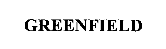 Trademark Logo GREENFIELD