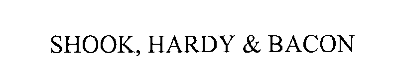 Trademark Logo SHOOK, HARDY & BACON