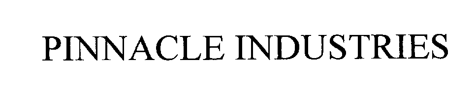 Trademark Logo PINNACLE INDUSTRIES