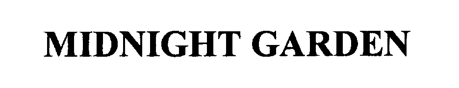 Trademark Logo MIDNIGHT GARDEN