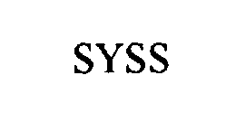 Trademark Logo SYSS