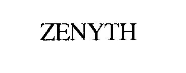 Trademark Logo ZENYTH