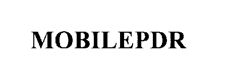 Trademark Logo MOBILEPDR