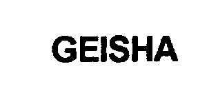 Trademark Logo GEISHA
