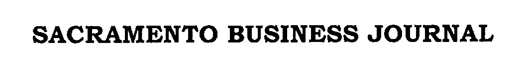Trademark Logo SACRAMENTO BUSINESS JOURNAL