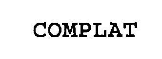 Trademark Logo COMPLAT
