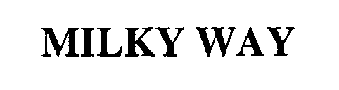 Trademark Logo MILKY WAY