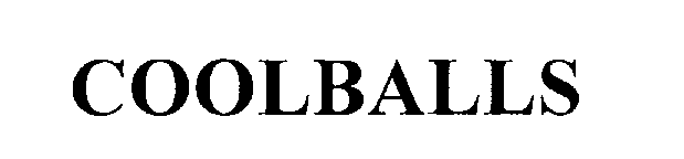 Trademark Logo COOLBALLS