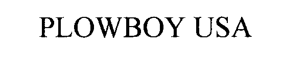 Trademark Logo PLOWBOY USA
