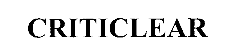 Trademark Logo CRITICLEAR