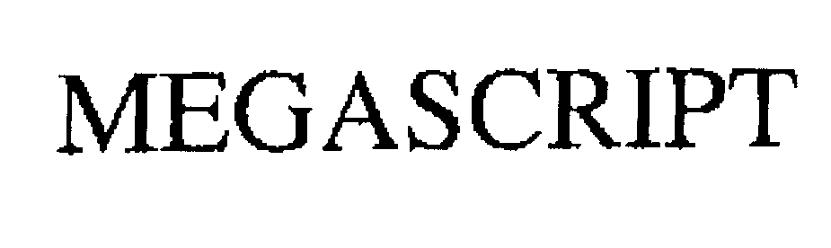 Trademark Logo MEGASCRIPT