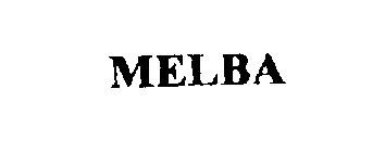 Trademark Logo MELBA