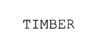 Trademark Logo TIMBER