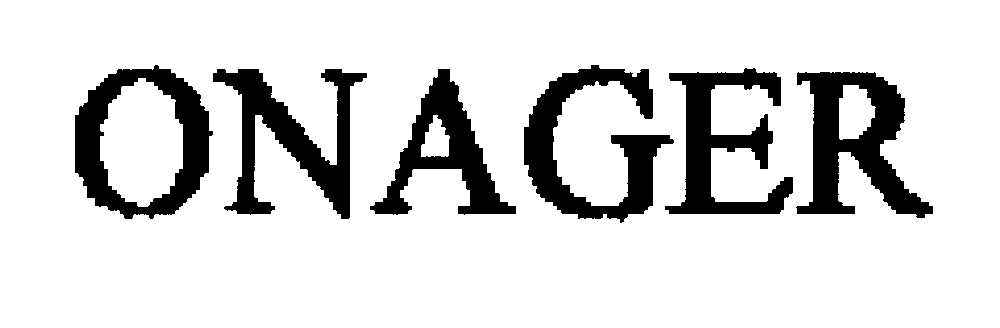 Trademark Logo ONAGER