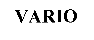 Trademark Logo VARIO