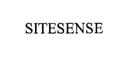 Trademark Logo SITESENSE