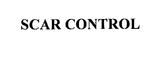 Trademark Logo SCAR CONTROL