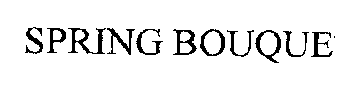 Trademark Logo SPRING BOUQUET