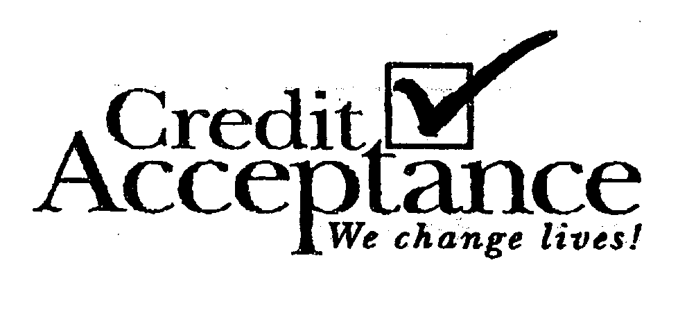 Trademark Logo CREDIT ACCEPTANCE WE CHANGE LIVES!