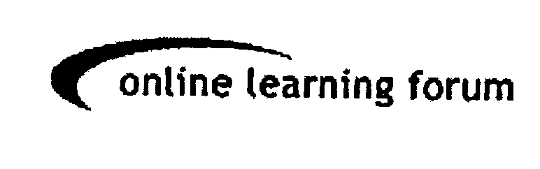Trademark Logo ONLINE LEARNING FORUM
