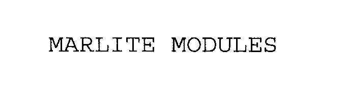 Trademark Logo MARLITE MODULES