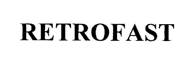 Trademark Logo RETROFAST