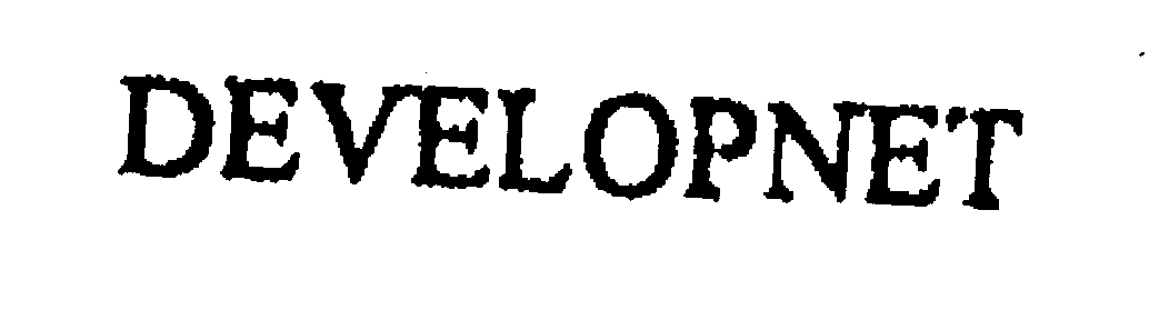 Trademark Logo DEVELOPNET