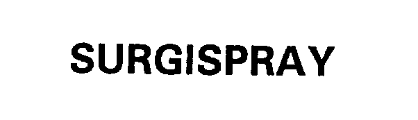 Trademark Logo SURGISPRAY