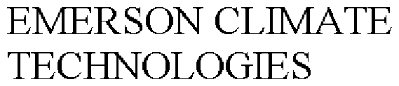 Trademark Logo EMERSON CLIMATE TECHNOLOGIES