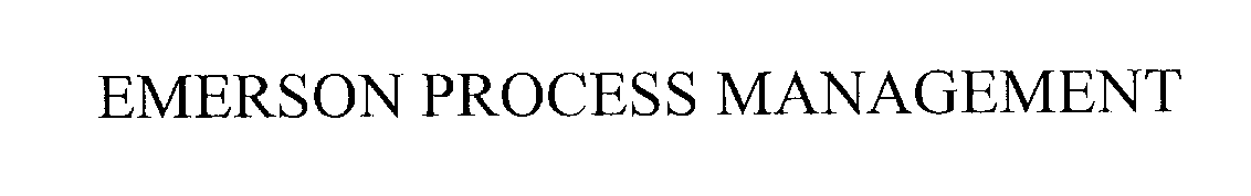 Trademark Logo EMERSON PROCESS MANAGEMENT