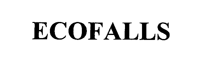 Trademark Logo ECOFALLS