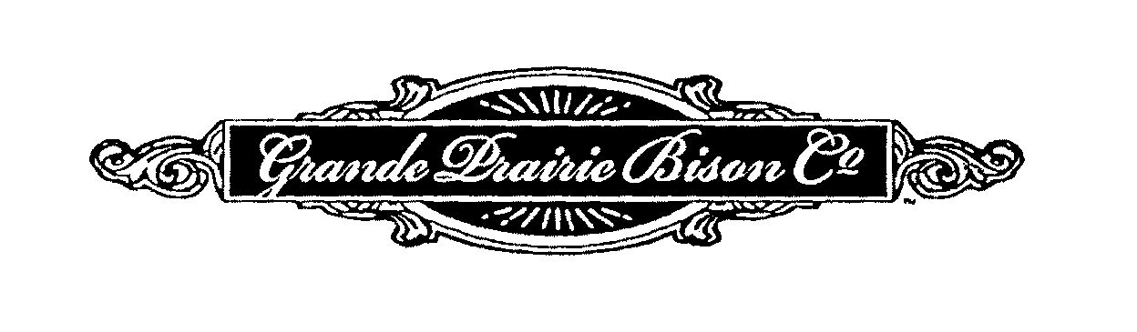 Trademark Logo GRANDE PRAIRIE BISON CO.