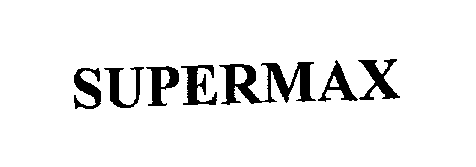 Trademark Logo SUPERMAX