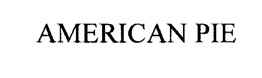 Trademark Logo AMERICAN PIE