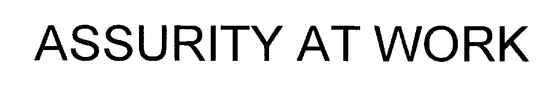 Trademark Logo ASSURITY AT WORK