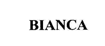 Trademark Logo BIANCA