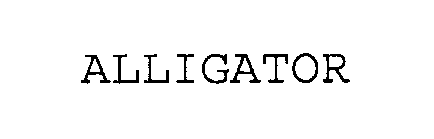 Trademark Logo ALLIGATOR