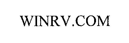 Trademark Logo WINRV.COM