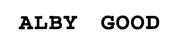 Trademark Logo ALBY GOOD